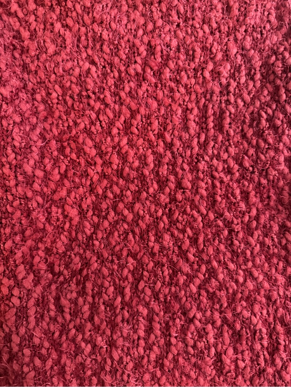 Altar'd State Brick Red V-Neck Textured Knit Sweater - Picture 4 of 4